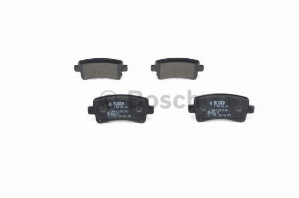 BOSCH - 0 986 424 124 - Комплект тормозных колодок, дисковый тормоз (Тормозная система)