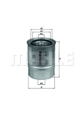 KNECHT - KC 236 - Топливный фильтр (Система подачи топлива)