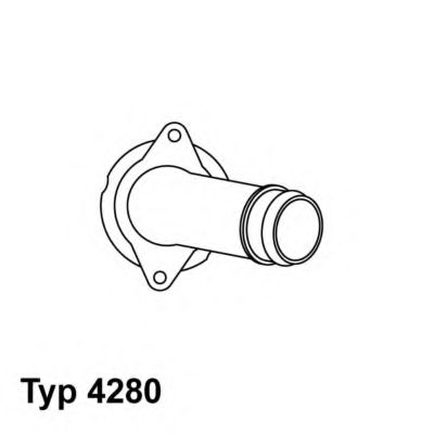 WAHLER - 4280.85D - Термостат, охлаждающая жидкость (Охлаждение)