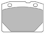 MAPCO - 6080 - Комплект тормозных колодок, дисковый тормоз