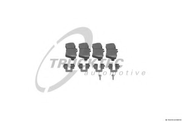 TRUCKTEC AUTOMOTIVE - 02.35.148 - Комплект тормозных колодок, дисковый тормоз (Тормозная система)