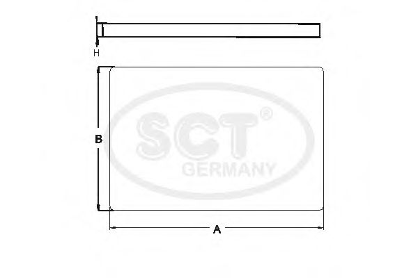 SCT GERMANY - SA 1108 - Фильтр, воздух во внутренном пространстве (Отопление / вентиляция)