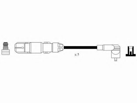 NGK - 0966 - Комплект проводов зажигания (Система зажигания)