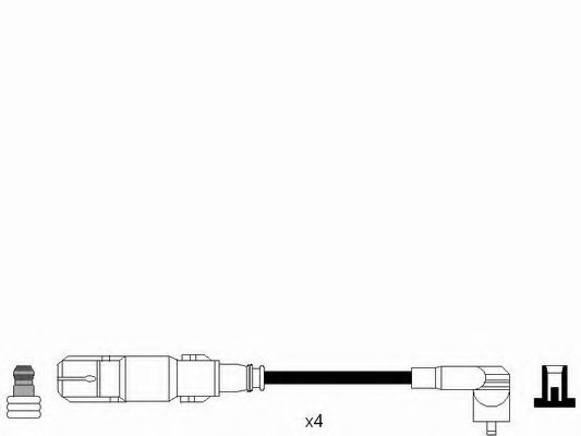 NGK - 7302 - Комплект проводов зажигания (Система зажигания)