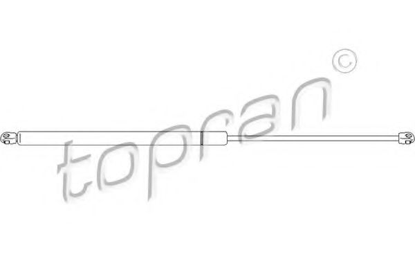 TOPRAN - 400 662 - Газовая пружина, крышка багажник (Кузов)