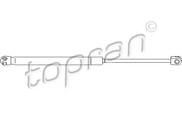 TOPRAN - 721 289 - Газовая пружина, крышка багажник (Кузов)