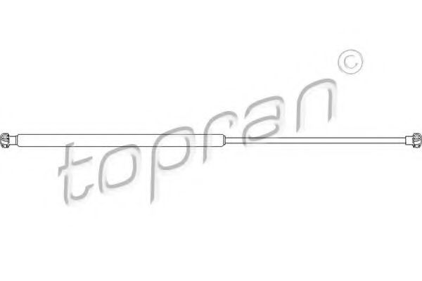 TOPRAN - 501 807 - Газовая пружина, капот (Кузов)