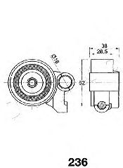JAPKO - 45236 - Устройство для натяжения ремня, ремень ГРМ (Ременный привод)