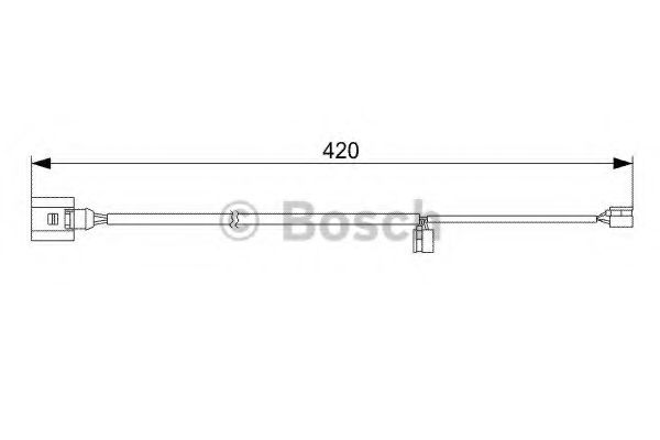 BOSCH - 1 987 473 012 - Сигнализатор, износ тормозных колодок (Тормозная система)