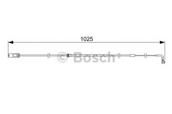 BOSCH - 1 987 473 026 - Сигнализатор, износ тормозных колодок (Тормозная система)