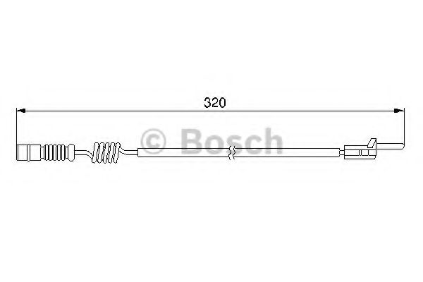 BOSCH - 1 987 474 964 - Сигнализатор, износ тормозных колодок (Тормозная система)