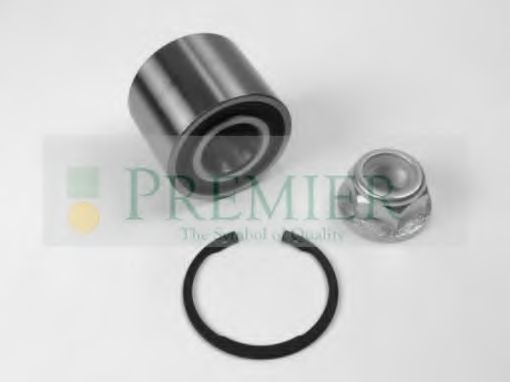 BRT BEARINGS - BRT1026 - Комплект подшипника ступицы колеса (Подвеска колеса)