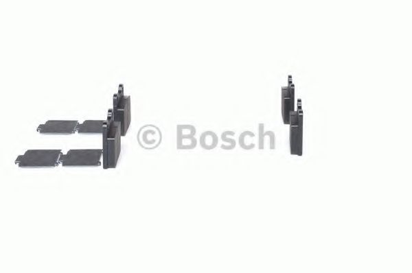 BOSCH - 0 986 466 302 - Комплект тормозных колодок, дисковый тормоз (Тормозная система)