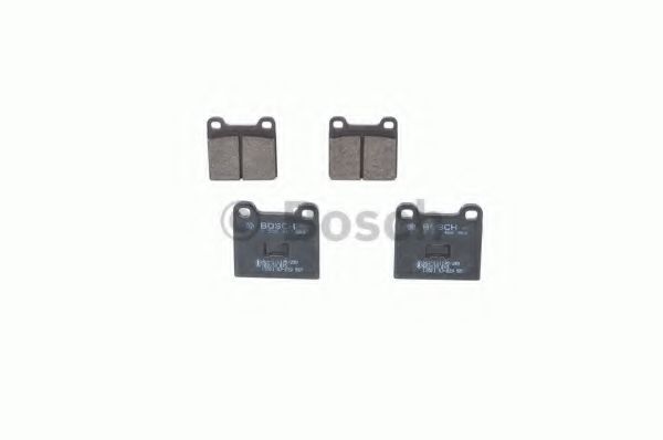 BOSCH - 0 986 466 302 - Комплект тормозных колодок, дисковый тормоз (Тормозная система)