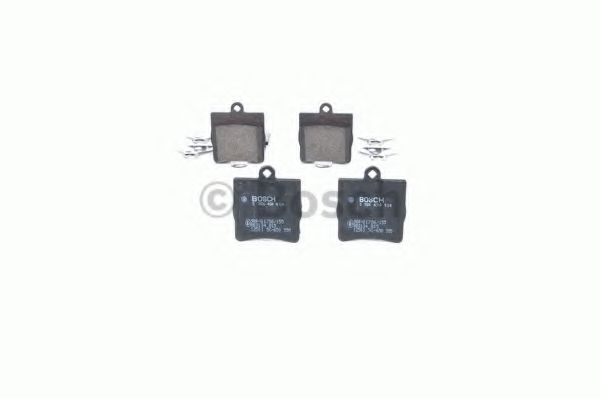 BOSCH - 0 986 494 016 - Комплект тормозных колодок, дисковый тормоз (Тормозная система)