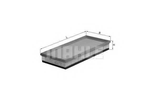 KNECHT - LX 596 - Воздушный фильтр (Система подачи воздуха)