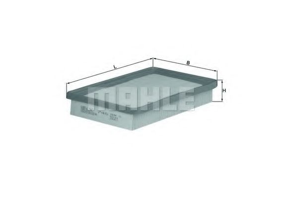 KNECHT - LX 745 - Воздушный фильтр (Система подачи воздуха)