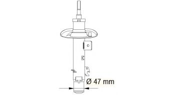 KYB - 339709 - Амортизатор (Подвеска / амортизация)