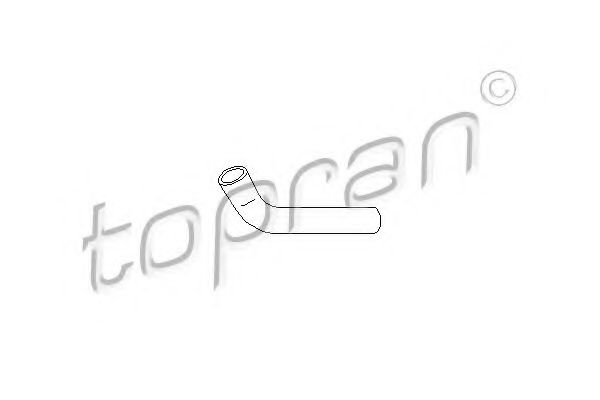 TOPRAN - 100 218 - Шланг радиатора (Охлаждение)