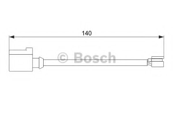 BOSCH - 1 987 474 566 - Сигнализатор, износ тормозных колодок (Тормозная система)