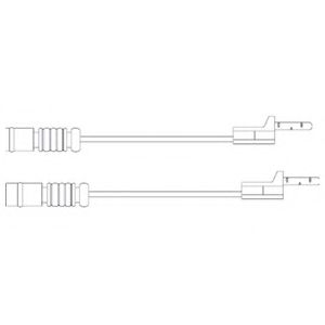 DELPHI - LZ0115 - Контрольный контакт, контроль слоя тормозных колодок (Тормозная система)