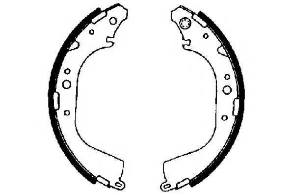 PAGID - H1415 - Комплект тормозных колодок (Тормозная система)