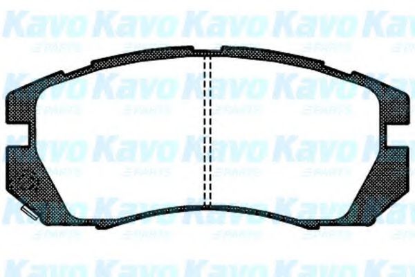 KAVO PARTS - BP-8008 - Комплект тормозных колодок, дисковый тормоз (Тормозная система)