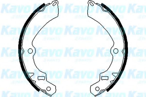 KAVO PARTS - BS-8905 - Комплект тормозных колодок (Тормозная система)