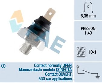 FAE - 12900 - Датчик давления масла (Смазывание)