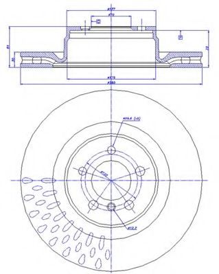 CAR - 142.1395 - Тормозной диск (Тормозная система)