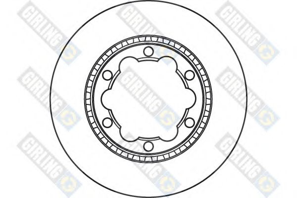 GIRLING - 6049195 - Тормозной диск (Тормозная система)