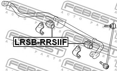 FEBEST - LRSB-RRSIIF - Опора, стабилизатор (Подвеска колеса)