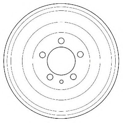 JURID - 329012J - Тормозной барабан (Тормозная система)