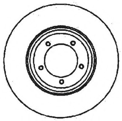 BENDIX - 561352B - Тормозной диск