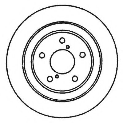 BENDIX - 561666B - Тормозной диск