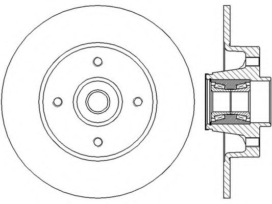 BENDIX - 562376B - Тормозной диск