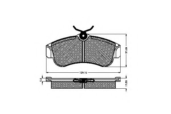 SPIDAN - 30953 - Комплект тормозных колодок, дисковый тормоз