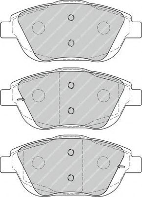 FERODO - FDB4288 - Комплект тормозных колодок, дисковый тормоз (Тормозная система)