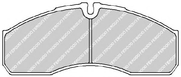 FERODO - FSL1390 - Комплект тормозных колодок, дисковый тормоз (Тормозная система)