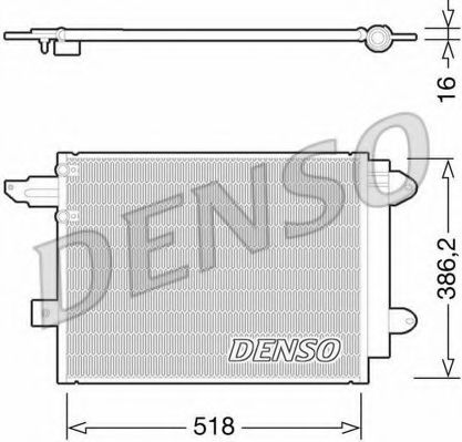 DENSO - DCN02005 - Конденсатор, кондиционер (Кондиционер)