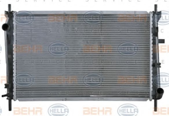 BEHR HELLA SERVICE - 8MK 376 720-311 - Радиатор, охлаждение двигателя (Охлаждение)