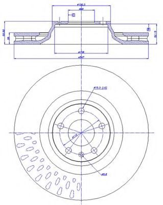 CAR - 142.1129 - Тормозной диск (Тормозная система)