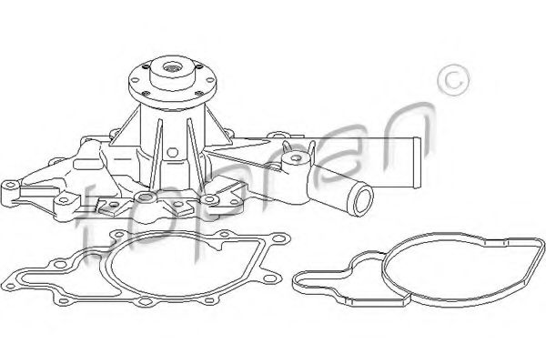TOPRAN - 401 180 - Водяной насос (Охлаждение)