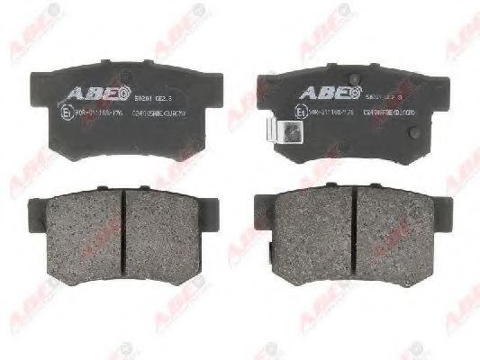ABE - C24005ABE - Комплект тормозных колодок, дисковый тормоз (Тормозная система)