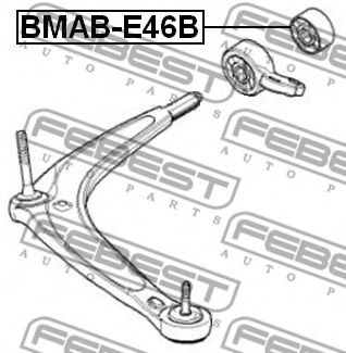 FEBEST - BMAB-E46B - Подвеска, рычаг независимой подвески колеса (Подвеска колеса)