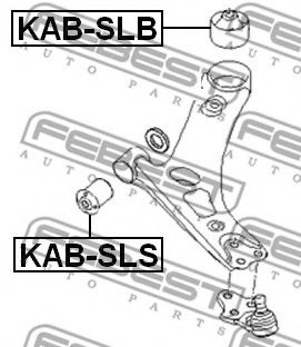 FEBEST - KAB-SLS - Подвеска, рычаг независимой подвески колеса (Подвеска колеса)