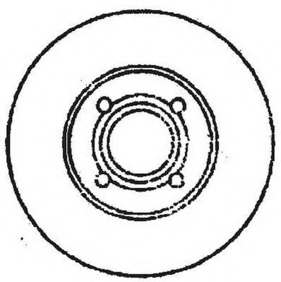 JURID - 561238JC - Тормозной диск (Тормозная система)