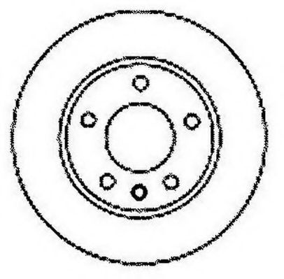 JURID - 561610JC - Тормозной диск (Тормозная система)