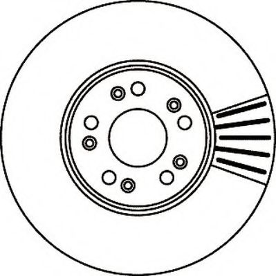 JURID - 562023J - Тормозной диск (Тормозная система)