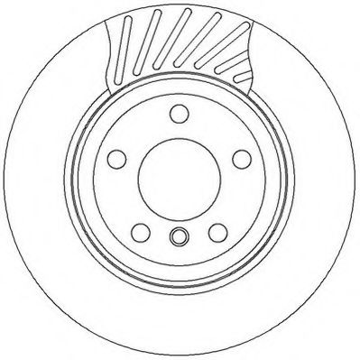 JURID - 562327JC - Тормозной диск (Тормозная система)